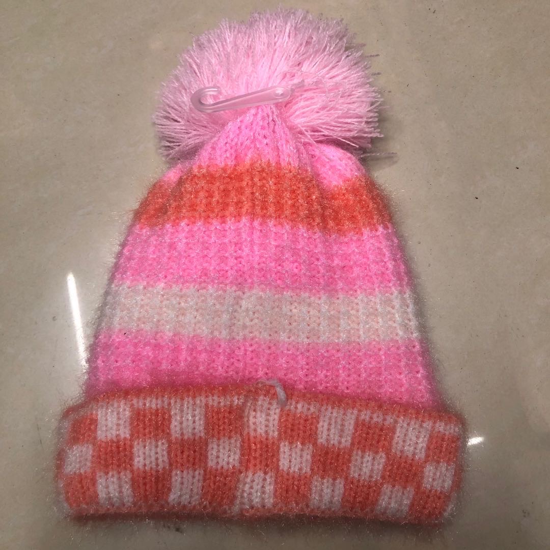 Baby Hat Autumn Winter Korean Cartoon Knitted Hat Boys And Girls New Fashion Pullover Hat Children's Hat Specification drawing