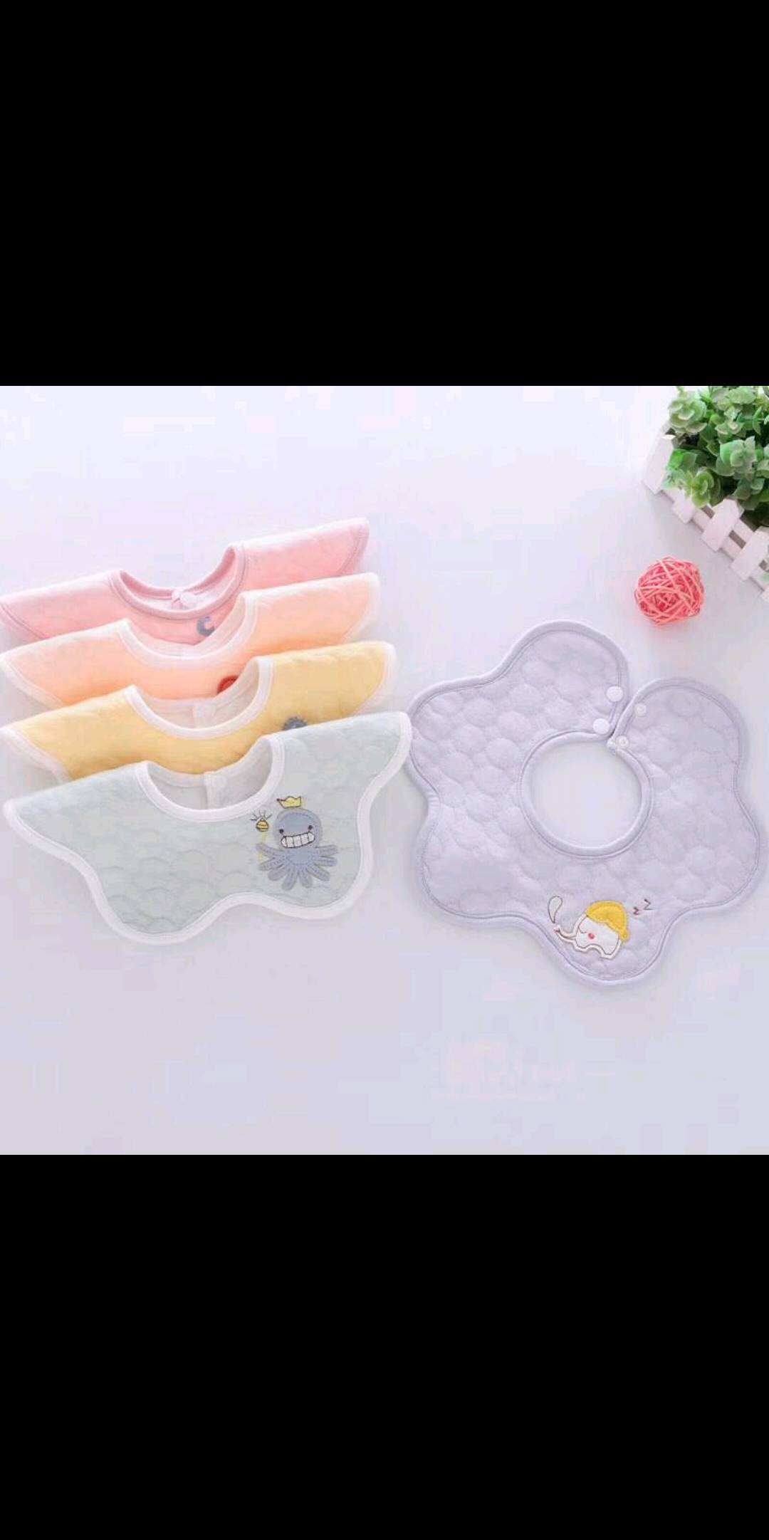 Baby Saliva Towel Pure Cotton Waterproof Bib Baby Eating Bib Newborn Anti-Vomiting Milk 3