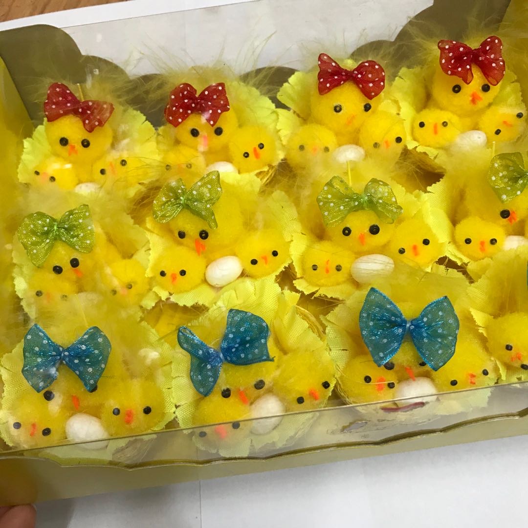 超迷你鸡窝复活节小鸡鸡窝鸡蛋 复活节装饰窝
