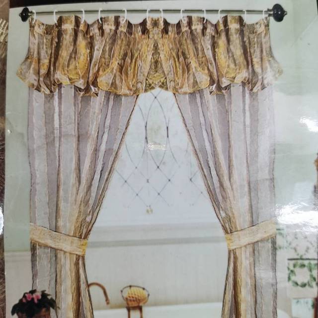 Thickened semi-blackout curtain fabric for the dormitory, living room and balcony of the finished rental house Specification image