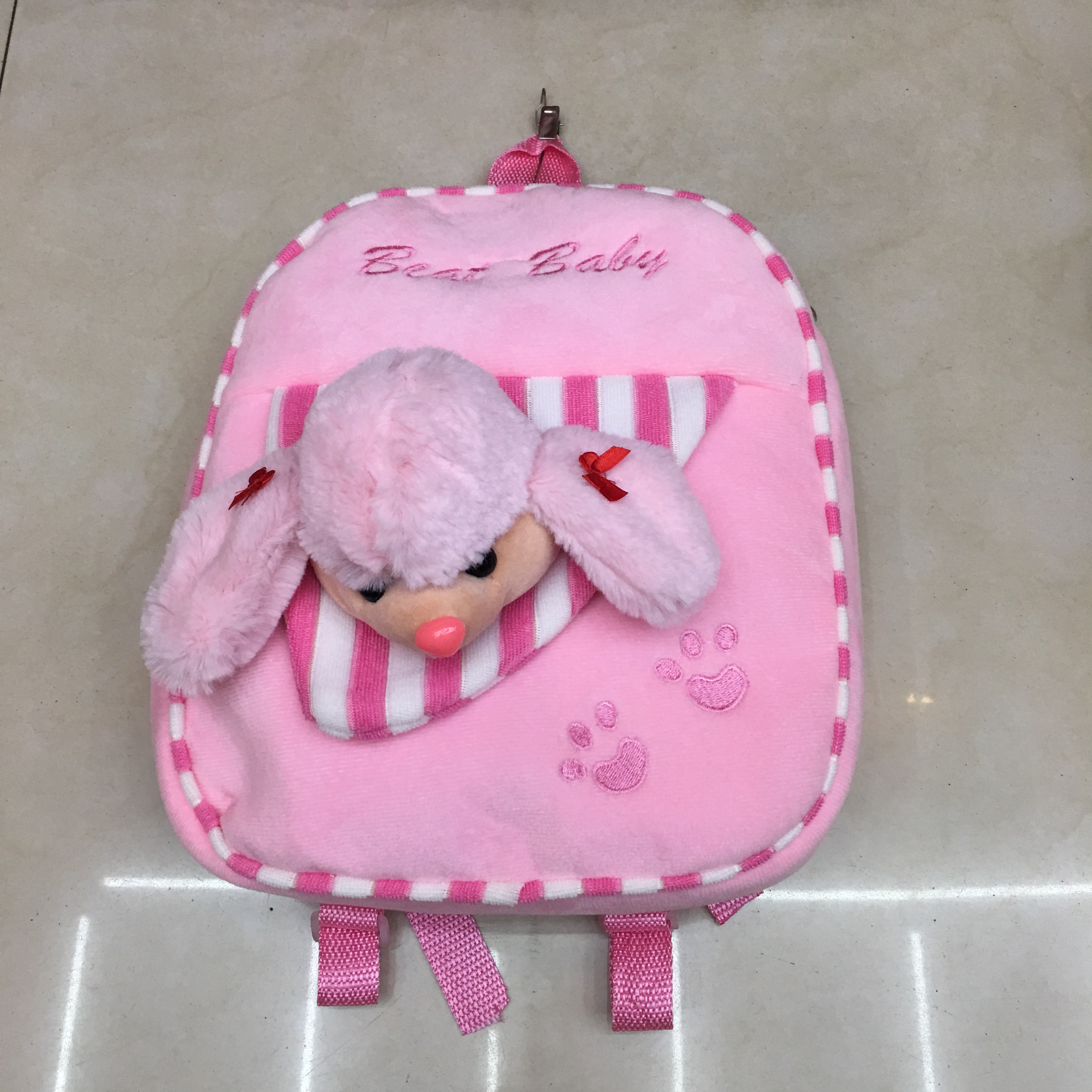 儿童包包可爱兔子防走失背包潮女童包包双肩幼儿宝宝书包1-3-5岁