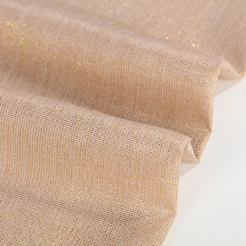 500D阳离子布箱包饰品工艺品仿麻布金丝麻束口袋布料产品图