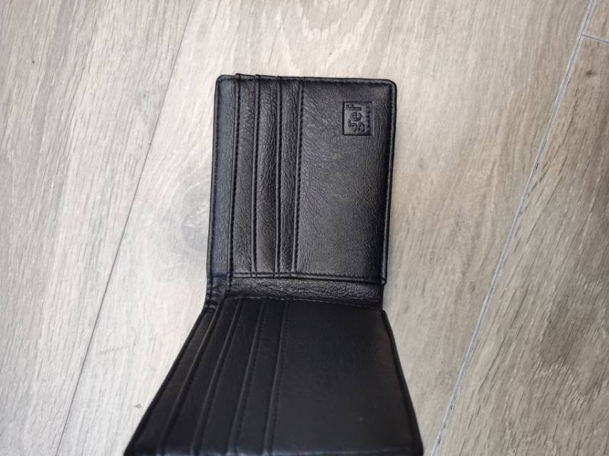 帆布pu男士对折男士钱包细节图