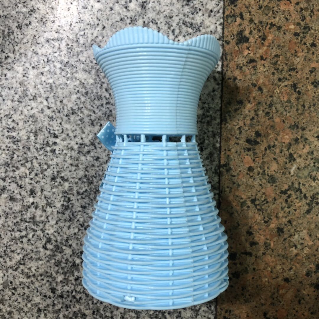 厂家批发塑料编制感花盆塑料优质加厚大花盆多肉仿陶瓷花盆