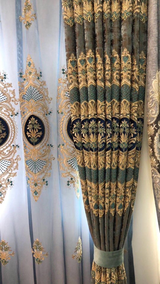 Thickened Shading Curtain Fabric Finished Solid Color Simple Wind Living Room Custom Insulation Shading Bedroom Specification drawing