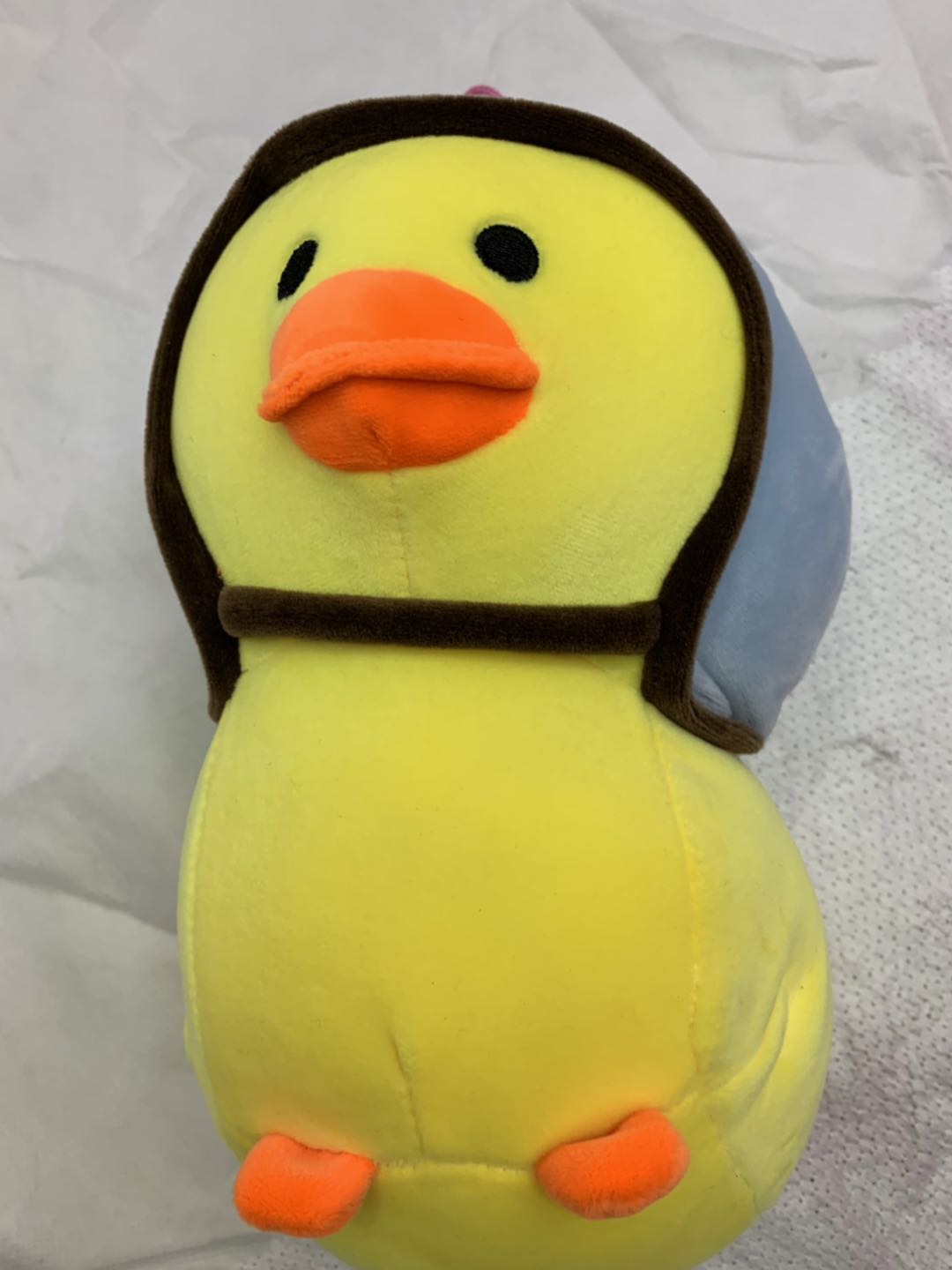 The popular duck plush toy Dudu is a cute birthday gift for a girl