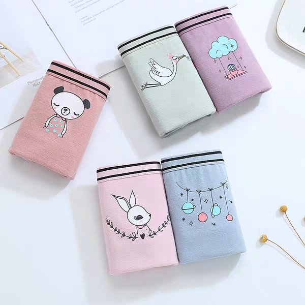 Japanese-style cute girl antibacterial triangle pants, women's seamless student underwear, women's pure cotton details Picture