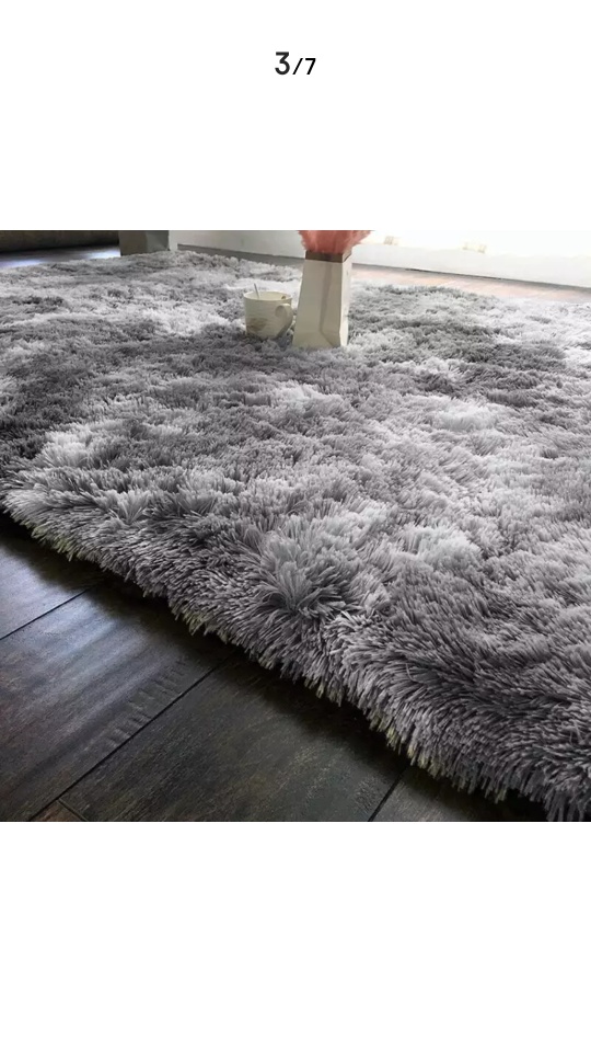 灰白纹理地毯北欧式简约现代美式客厅地毯沙发茶几垫床边毯