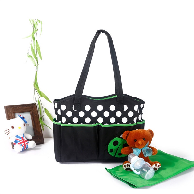 Upgraded Version Of The Fashion Cartoon Mummy Bag Foreign Trade Multi-Functional Large Capacity Single Shoulder Oblique Span Bag Specification drawing