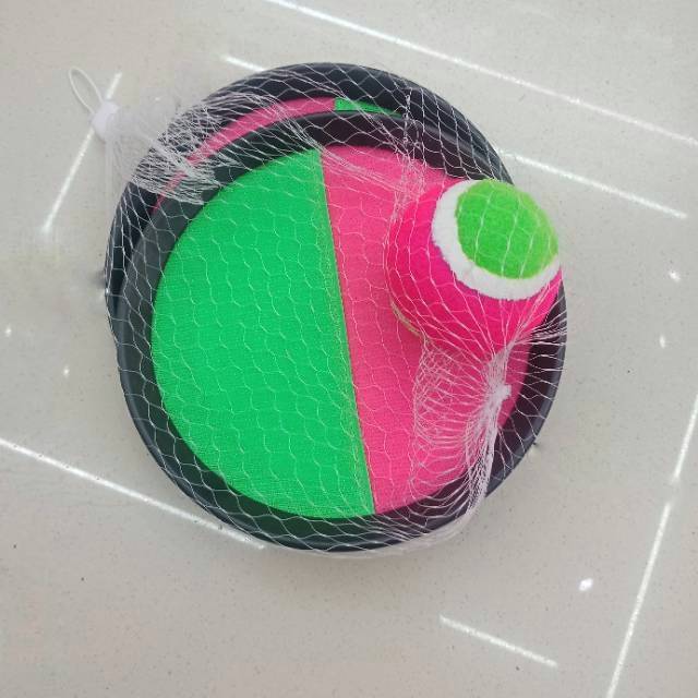 儿童粘粘球玩具飞盘球拍户外