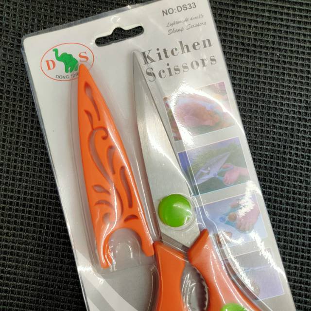 Stainless steel eco-friendly scissors for the kitchen details Picture
