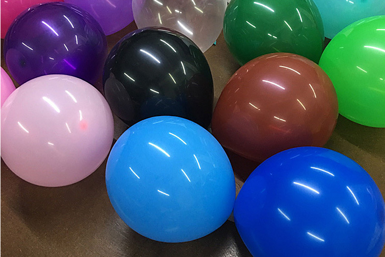 Matte advertising balloons, 10-inch matte balloons, natural latex frosted balls, party decoration items, customizable details Picture