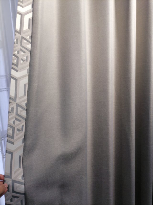 High Precision Curtain Fabric Finished Solid Color Simple Cotton Hemp Wind Living Room Custom Heat Insulation Shading Bedroom details Picture