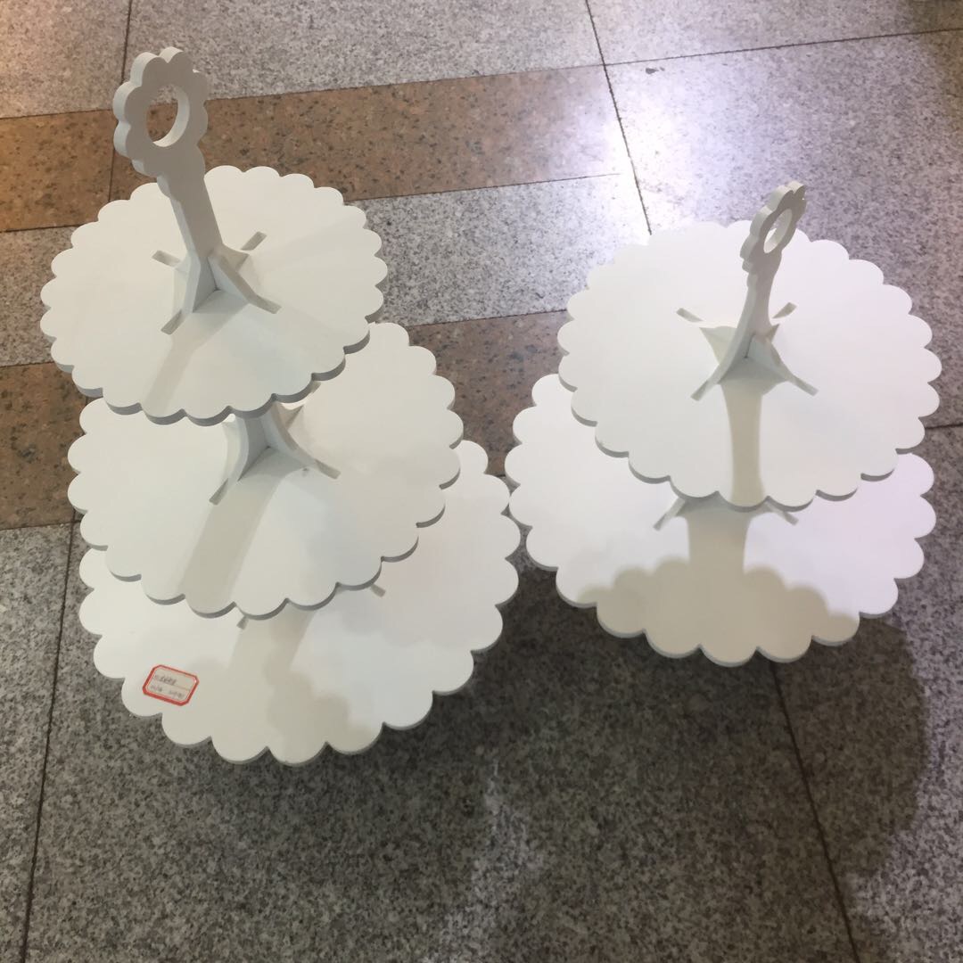 塑料蛋糕架子生日派对婚庆展示架点心摆盘