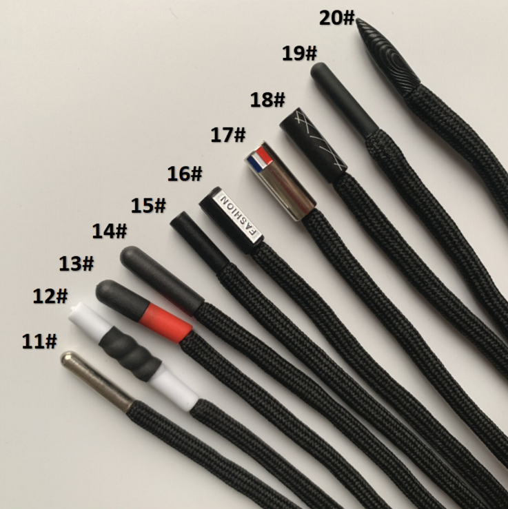 1.3米涤纶运动裤腰绳子 沙滩裤绳 风衣卫衣帽绳金属头产品图