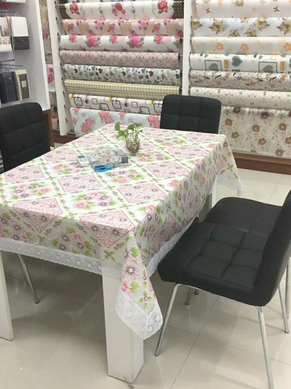 8101 Nordic Waterproof Tablecloth Cloth Thickened Desk Tea Table Tv Cabinet Cover Is Not Rectangular Table Mat Student Table Cloth Oil Proof Ironing Free Wash details Picture