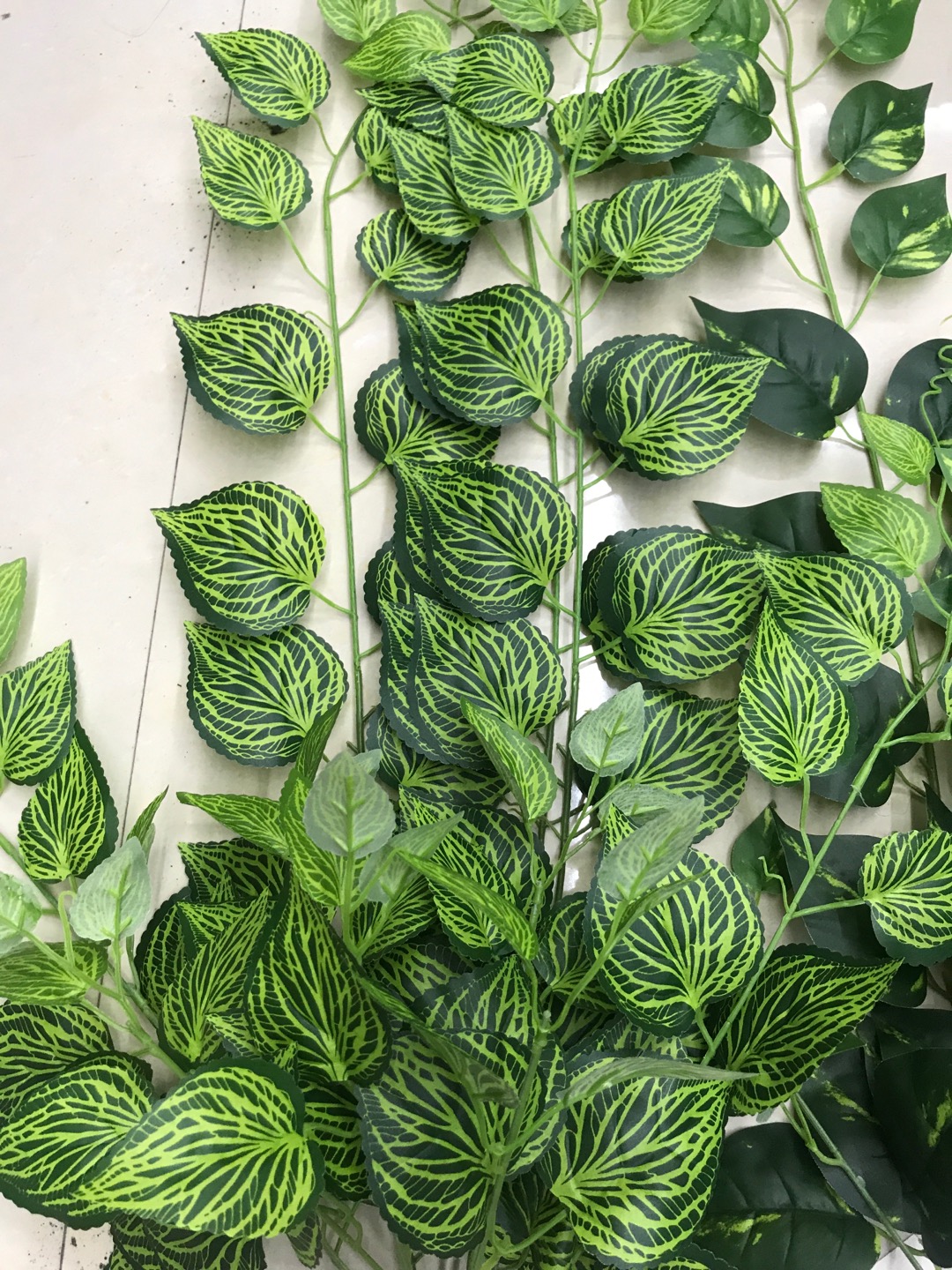 Factory direct sales of Green core ten-thousand-year blue silk fabric material details Picture