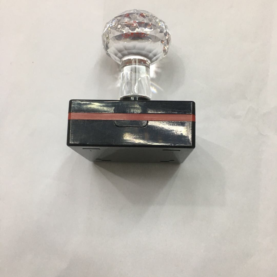 New ultra-durable and transparent crystal handle PVC photosensitive stamp Specification image