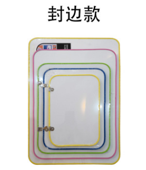 厂家直销挂式塑料小白板磁性单面多色教学白板办公会议写字板