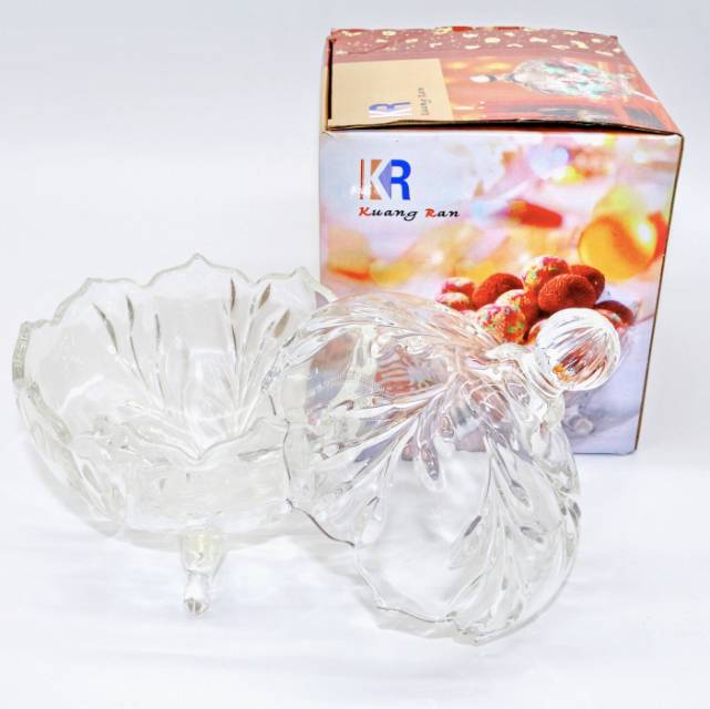 透明糖缸糖果盅带盖产品图
