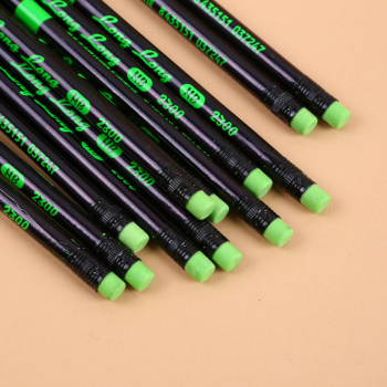OPP袋装个性创意热转印中小学生用铅笔 笔身颜色款式多样详情图3