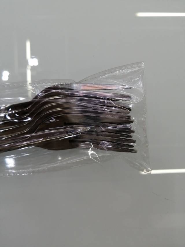 Stainless steel forks, household steak knives, Western tableware, main course forks, beef rib forks Specification image