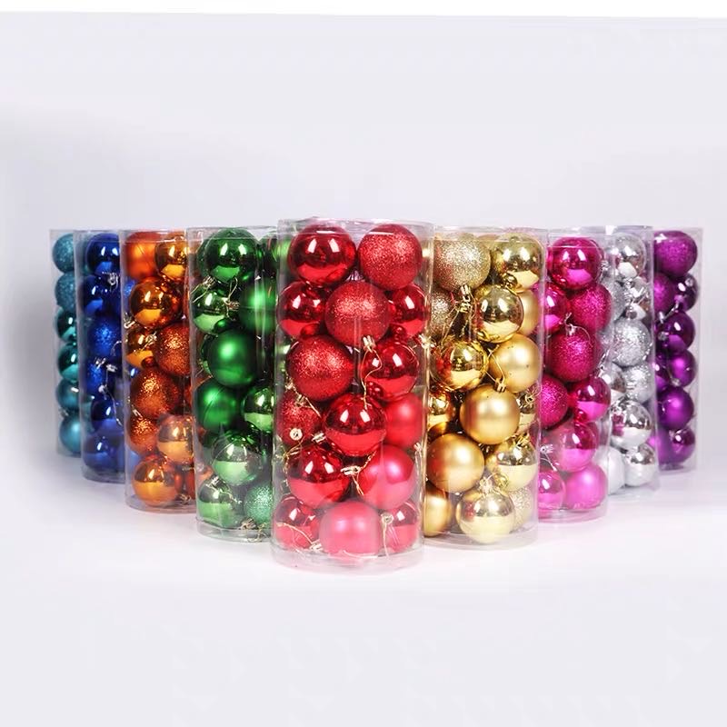 Christmas decorative balls, shop window, roof decoration, colorful balls, store anniversary hanging decorations, ceiling decoration, hanging balls