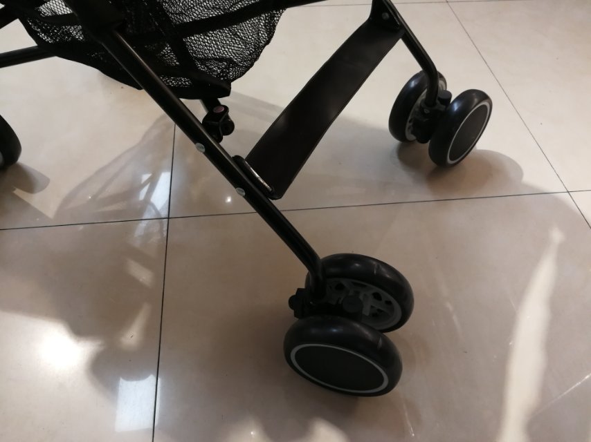 铝合金架帆布婴儿车01详情2