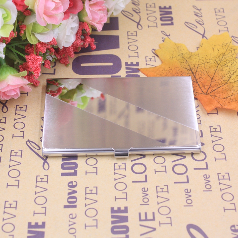 Stainless Steel Business Card Case Metal Business Card Case Electroplated Business Card Case Thickened Metal Business Card Case Manufacturer Oushang 01 details Picture
