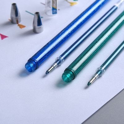 Yiwu Good Goods Color Neutral Pen 8 Colors A Card Color-Changing Color Pearl Flash Metallic Color Gel Flash Chalk details Picture