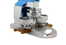 多功能蓝色徽章机器徽章定制机器详情图2