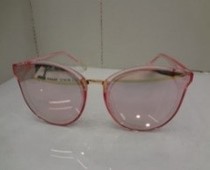 New fashion sunglasses big frame round frame sunglasses polaroid lens high-end PC female model 6816