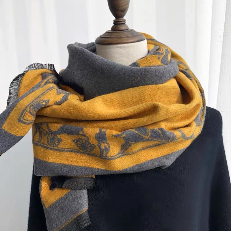 Scarf Ladies Dual-Use Explosive Lady Shawl Autumn And Winter Style Style Long Scarf