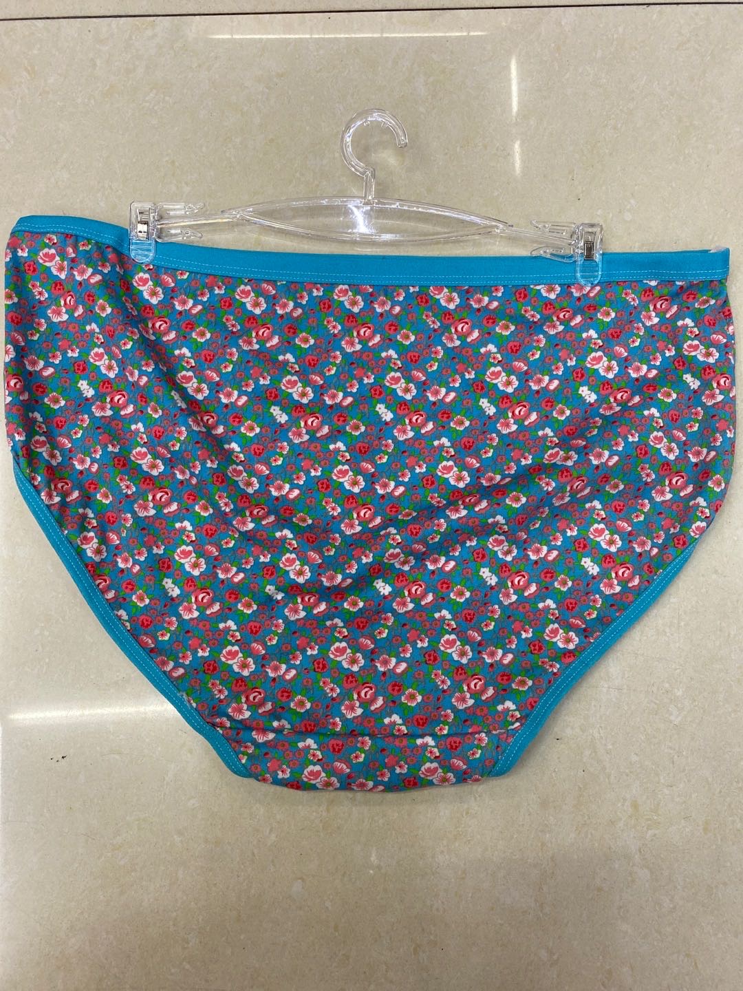 Women's Cotton Antibacterial Crotch Large Size Underwear Small Floral Series details Picture