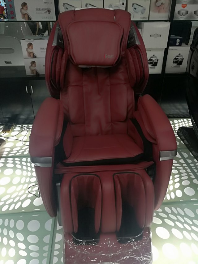 iRest/艾力斯特按摩椅全身揉捏家用全自动智能沙发椅多功能红色图