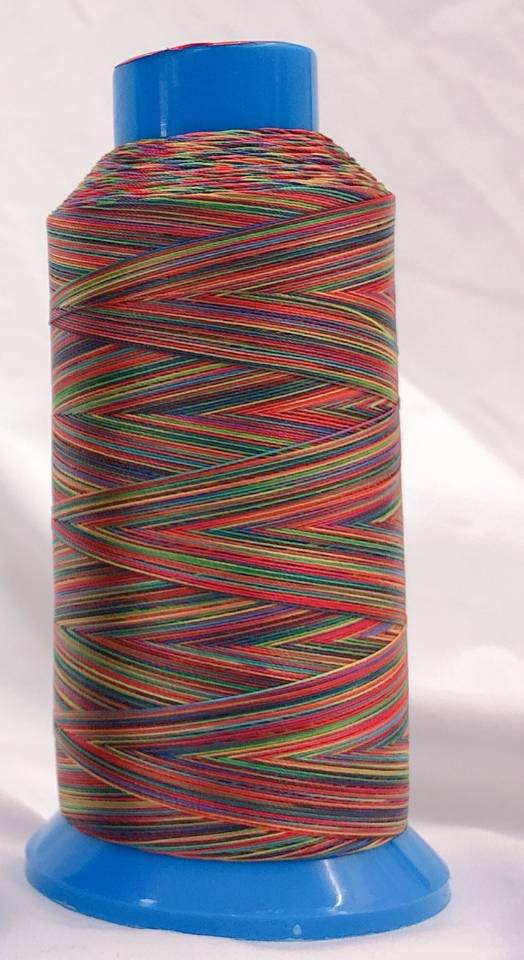High-quality high-speed sewing thread 150D/3 high-strength seven-color thread details Picture