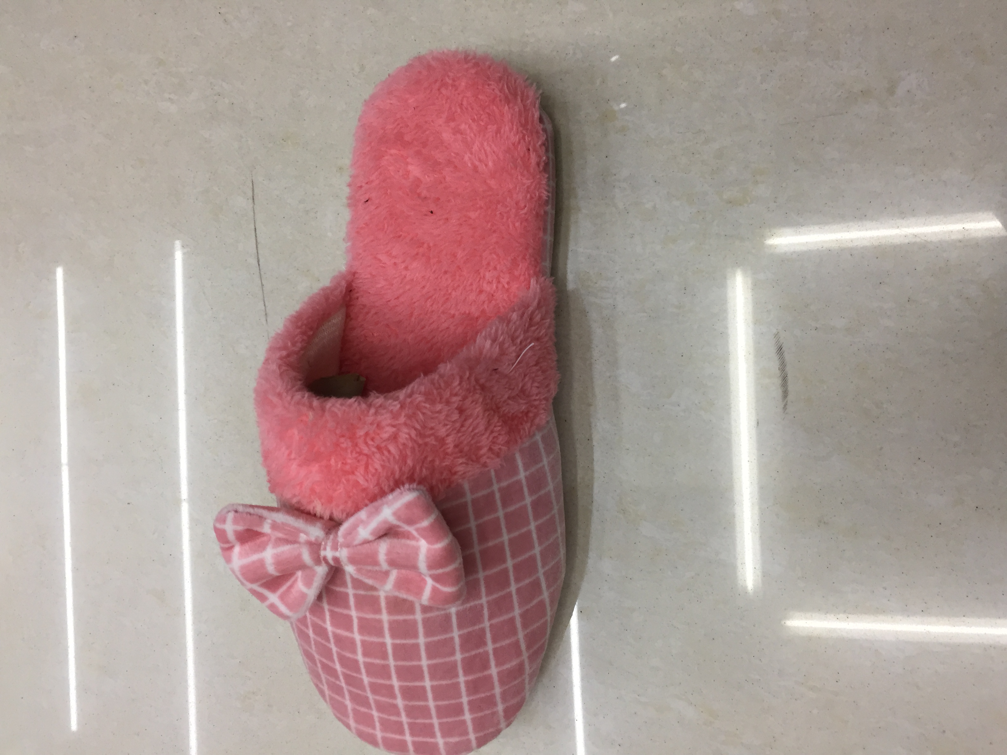 2065LUCK200 TPR soft-soled indoor cotton slippers for women in Foreign trade Specification image