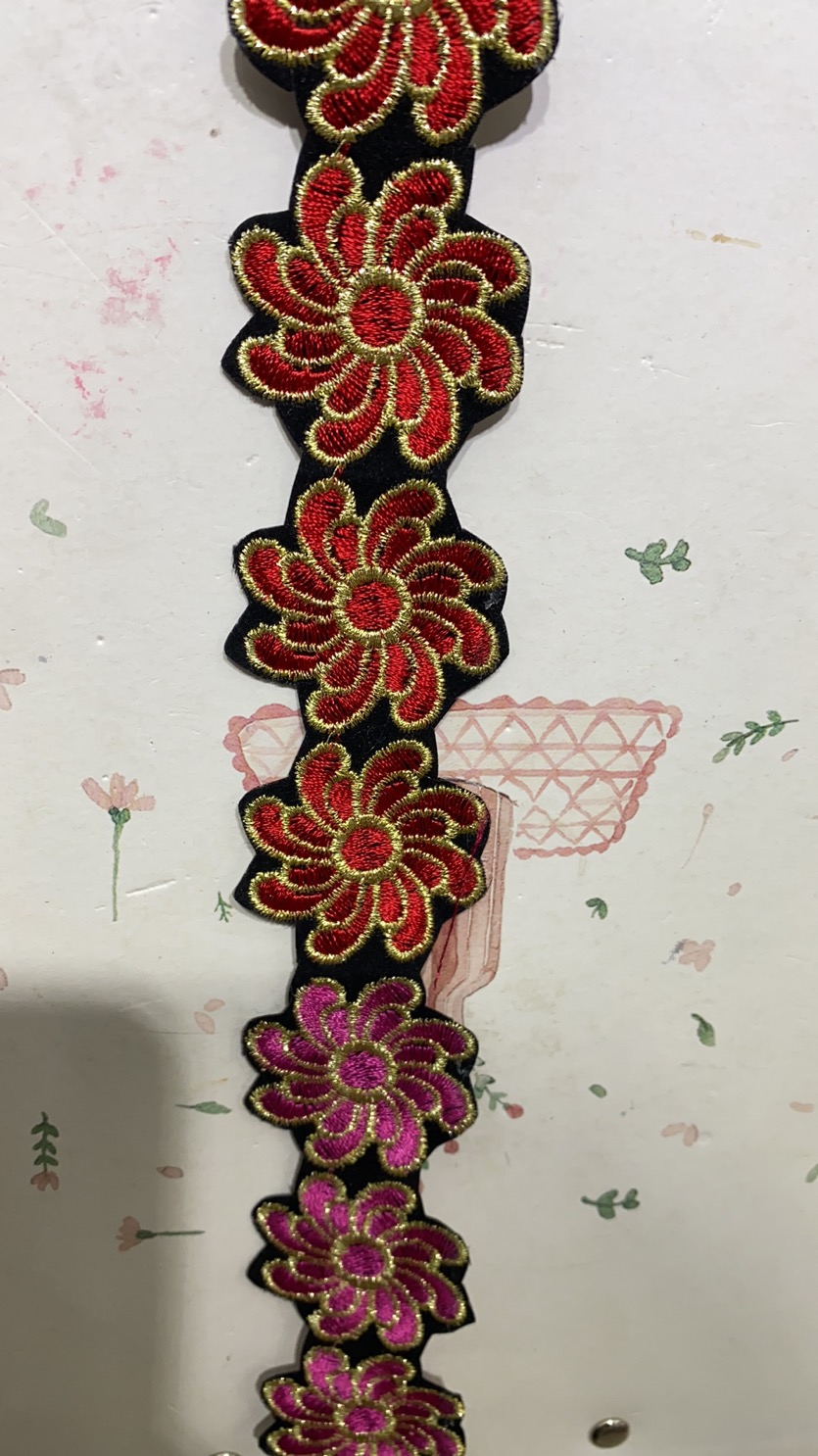 Small Flower Chain Beads Lace Clothing Accessories Clothing And Trousers Edge Decoration Lace Home Curtains Cotton Edge Accessories details Picture