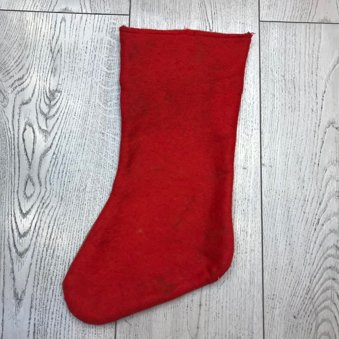 圣诞节袜子礼物袋小礼品装饰品床头挂饰零食袋圣诞老人袜子细节图