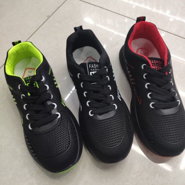 Spring new versatile black sports shoes, mesh student casual shoes for women