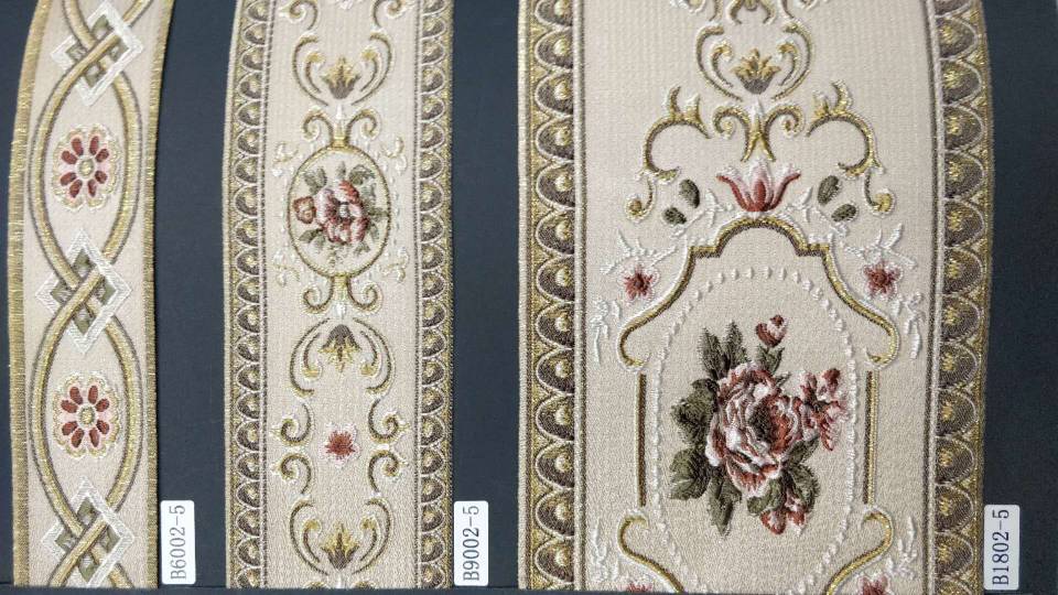 Hainan national style embroidery lace wide national curtain garment accessories