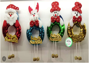 Manufacturers of new authentic Christmas small pendant decorations style a variety of complete size Christmas gifts wholesale thumbnail