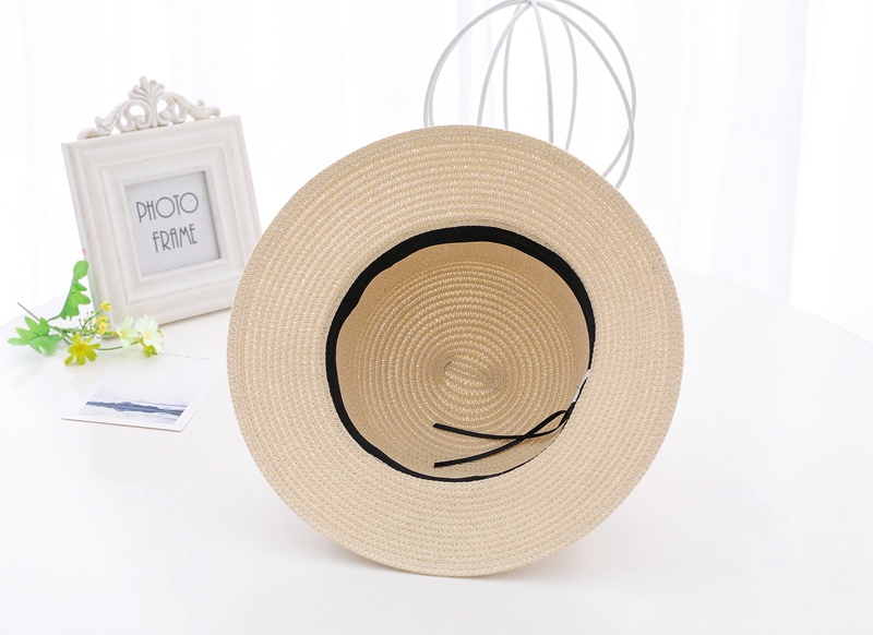 Summer sun protection hat for women, wide-brimmed foldable hat, beach vacation hat, outing sun hat details Picture