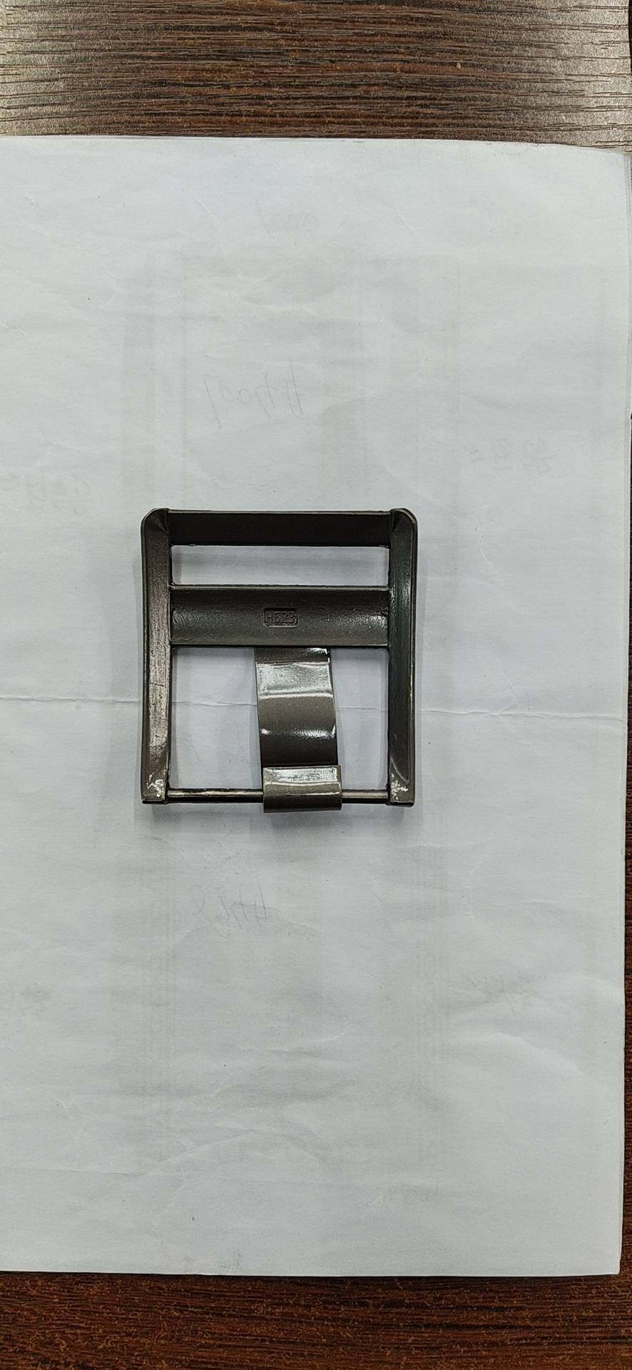 Men's Classic Wide Pin Buckle Hardware Belt Buckle details Picture