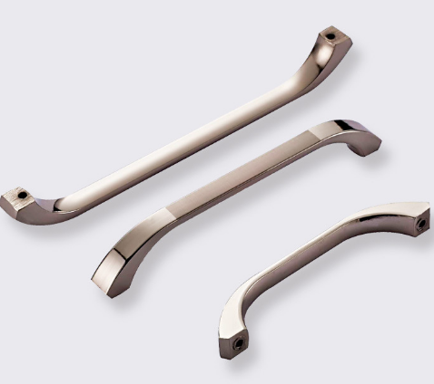 Cabinet door handle, cabinet shoe cabinet, wardrobe door, hardware drawer door handle, solid extended thick handle, zinc alloy handle details Picture