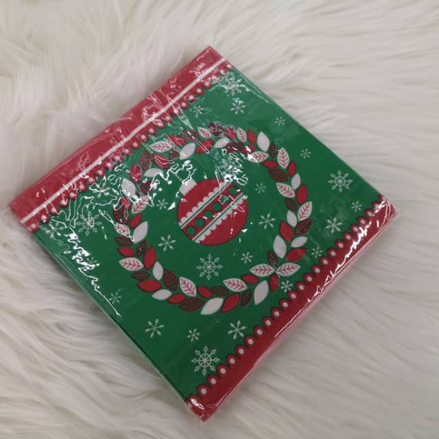 餐巾纸圣诞纸巾一次性纸巾印花餐巾纸厂家直销
