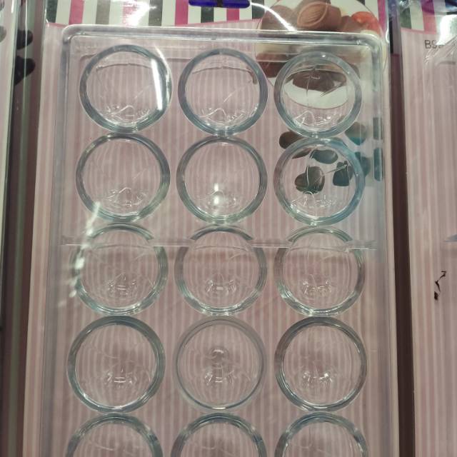 巧克力造型模具圆形塑料DIY制作工具产品图