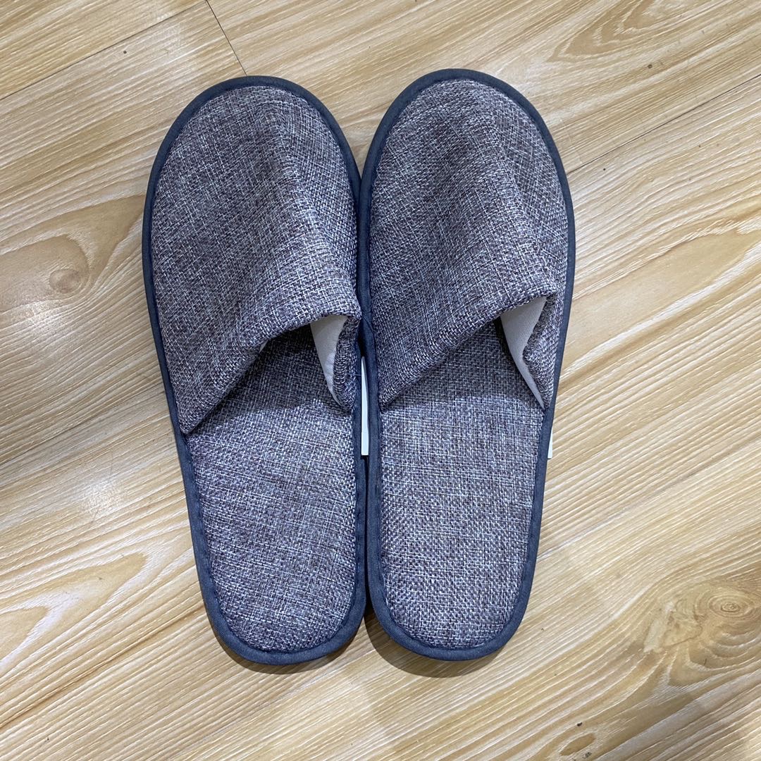 酒店宾馆客房一次性用品 航空旅行一次性拉毛绒拖鞋 居家访客拖鞋