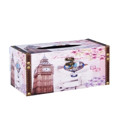 Factory direct sales of American retro living room tissue boxes Specification image