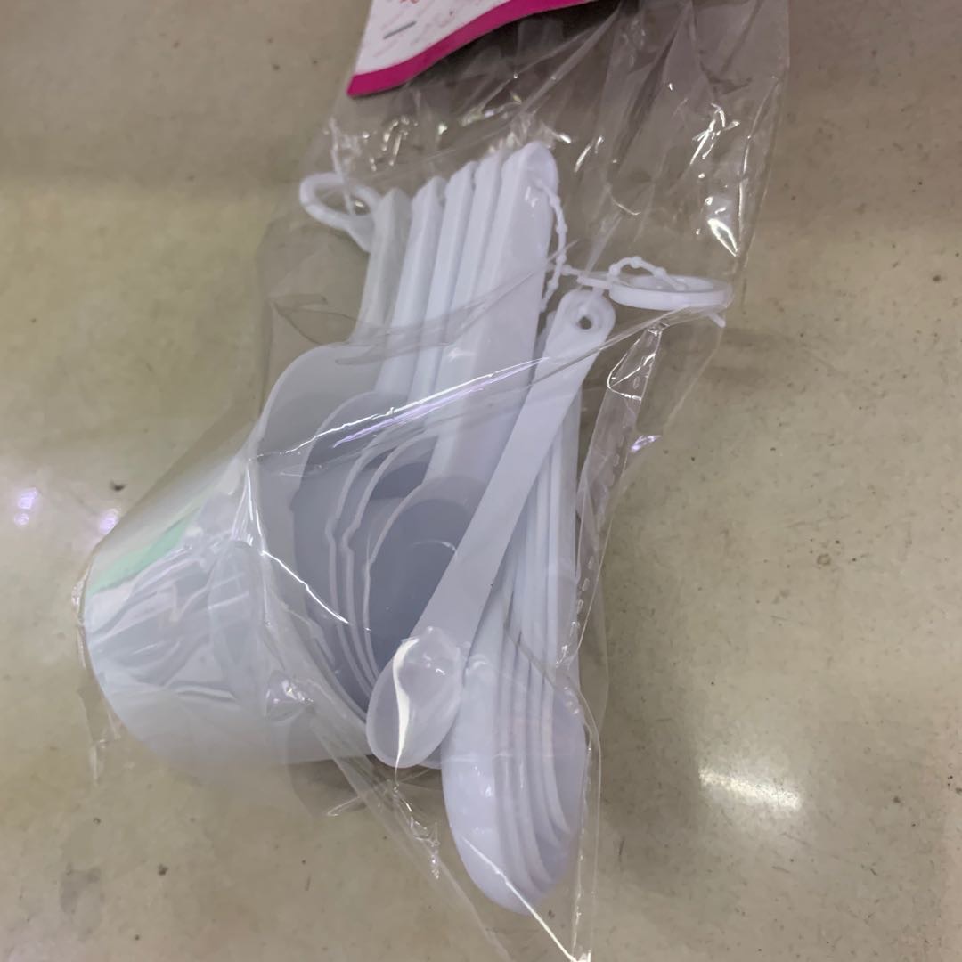 可调节带钩颜色量器刻度量勺加厚毫升量筒塑料手柄婴儿烘培产品图